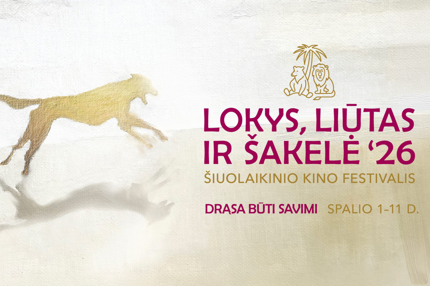 „Lokys, liūtas ir šakelė“ sugrįžta į Panevėžį